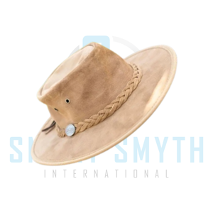 Sombrero Vaquero Occidental de Cuero Premium con Banda Trenzada para Equitación, Actividades Ecuestres, Rancheras y al Aire Libre - Product Image 5