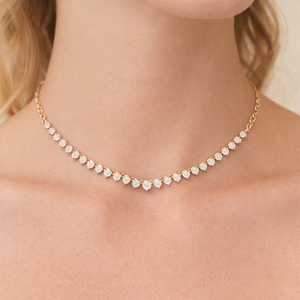 Collier soleil pour femme en or 18 carats avec diamant de laboratoire taille brillant tendance et élégant, 2,20 TCW, certifié IGI, cadeau de fiançailles - Product Image 1