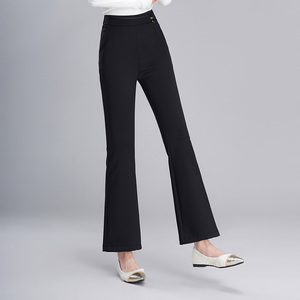 Pantalones de Cintura Alta para Mujer, Estilo Cargo, Holgados, con Múltiples Bolsillos, Pantalones Formales de Oficina para Dama - Product Image 5