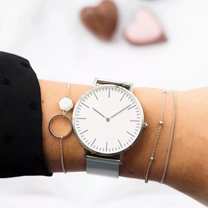 Reloj Montre Custom logo Stainless Steel Ladies Quartz <b>Watch</b> Miyota Japan Movement 5atm Water Resistant Women <b>Watch</b> - Product Image 3