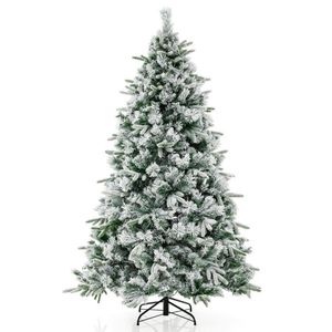 Albero di Natale con 250 LED Bianco Caldo e 752 Punte di Rami Misti per Decorazioni Festive - Product Image 4