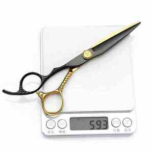 Ciseaux de coiffure professionnels en acier inoxydable 4Cr13 de qualité supérieure pour droitiers, ciseaux de barbier à 30 dents pour la coupe de cheveux en salon - Product Image 3