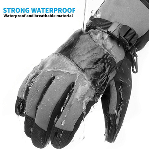 Guantes Deportivos para Snowboard para Hombre, Resistentes al Agua, con Puños Ajustables, Protección contra el Frío, para Invierno - Product Image 3