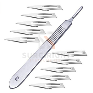 Manche de scalpel micro-lame en acier inoxydable professionnel pour usage dentaire, instrument chirurgical manuel, outil médical OEM par SurgiRight - Product Image 5