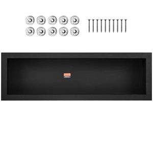 Ready Tile 16\" X 50\" Single <b>Shelf</b> Shower Niche Organizer Square <b>Corners</b> Wall Inserted Recessed Sealed Protection Accessories - Product Image 1