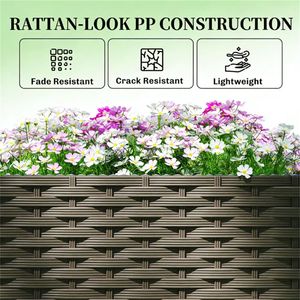 Fioriera Rialzata in Plastica, Vaso per Fiori, Cesti Sospesi e Accessori - Product Image 4