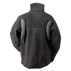 Chaqueta de soldadura de seguridad Chaqueta de ropa de soldadura de seguridad de producción de fábrica de cuero Partido de vaca - Product Image 4