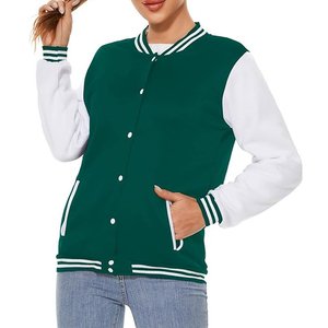 Nouvelle conception, blouson universitaire oversize décontracté pour femme, vente en gros, blousons universitaires lourds d'hiver pour femme en promotion - Product Image 3