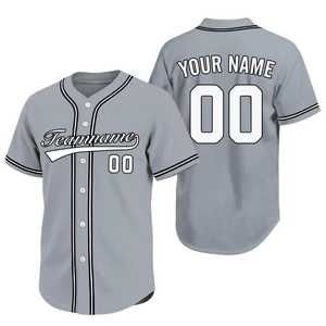 Custom Green <b>Baseball</b> Jersey Unisex Short Sleeve Button Front Team Name Print Breathable Polyester Adult Regular plain fabric. - Product Image 5