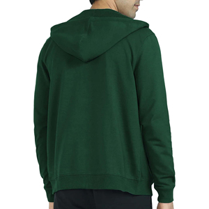 Sweat-shirts à capuche zippés personnalisés pour hommes en polaire douce, fabrication OEM/ODM de vêtements de sport, mode masculine - Product Image 4