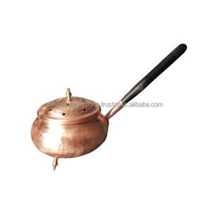 Offre Spéciale De Luxe Joufflu De Cuivre Encens Brûleur Brûleur À Charbon Maison De Nettoyage Rituel Encens Brûleur Avec couvercle - Product Image 1