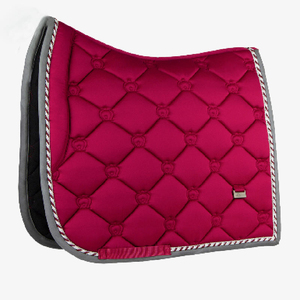 Almohadilla para Silla de Montar de Doma y Salto, Gris, Acolchada, Transpirable, Relleno de Poliéster, Forro de Malla, Uso en Entrenamiento, Correa de Sujeción - Product Image 6