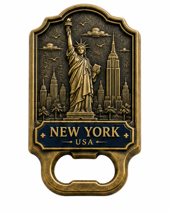 Décapsuleur magnétique en métal pour réfrigérateur, points de repère de la ville : <span class=keywords><strong>Paris</strong></span>, Rome, Londres, Dubaï - Vente en gros - Product Image 1