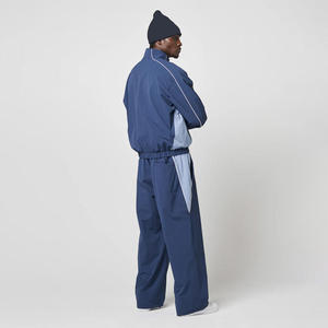 ชุดวอร์มไนลอน OEM แบบมีซิป ปักโลโก้ได้ตามสั่ง เสื้อแจ็คเก็ตไนลอน กางเกงวอร์ม กันน้ำ แห้งเร็ว สำหรับผู้ชาย - Product Image 2