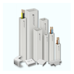 Canaletas de Cableado de Plástico de Alta Calidad con Todas las Especificaciones y Tamaños, Canaletas de PVC para Cables, Canaletas de PVC Rígidas de 2 Canales - Product Image 3