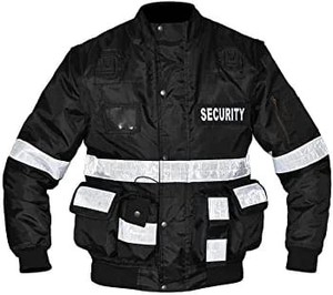 Hi Vis Reflective <b>Safety</b> Winter Jacket Guard Use Workplace <b>Safety</b> Vest Multi Pocket Polyester Customized Security Guard Uniform - Product Image 2