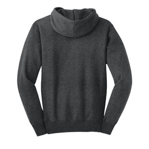 Sweat à capuche coupe classique pour homme Perfectionists, gris uni, décoré de strass, 100 % coton molletonné 370g, coupe-vent, décontracté, hiver - Product Image 6
