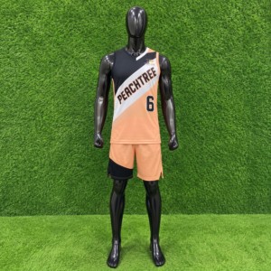 Ensemble de maillots de basketball sans manches haut de gamme en gros – Col sublimé en maille, coupe athlétique pour hommes, toutes saisons, 100 % polyester - Product Image 1