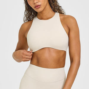 Sujetador deportivo corto para yoga, ropa deportiva para mujer para el gimnasio, nuevos estilos al por mayor, acolchado - Product Image 4