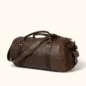 Men Leather <b>Duffel</b> <b>Bag</b> Genuine Leather Travel Gym Weekender <b>Bag</b> OEM Supplier Manufacturer - Product Image 4