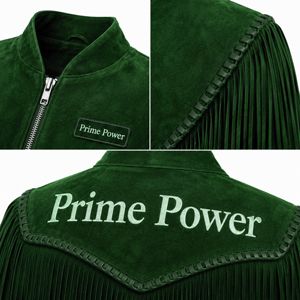 Hot Selling Custom Men's <b>Suede</b> <b>Fringe</b> <b>Jacket</b> Western Cowboy Biker Coat Tassel Outerwear Vintage Style Zip Front Wholesale - Product Image 4