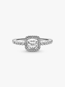 Anillo de Compromiso y Boda de Oro con Diamantes para Mujer, Chapado en Oro de 18K, Joyería Nupcial - Product Image 4