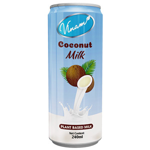 Boîte de 240ml/320ml d'eau de coco naturelle pétillante aromatisée du Vietnam, en canette, OEM/ODM, marque privée, vente en gros - Product Image 5