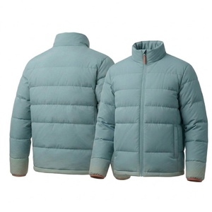Chaqueta acolchada ligera de invierno para hombre OEM, cálida, informal, con cuello alto y cremallera, abrigo de plumón, ropa exterior, chaqueta acolchada de invierno para hombre - Product Image 5