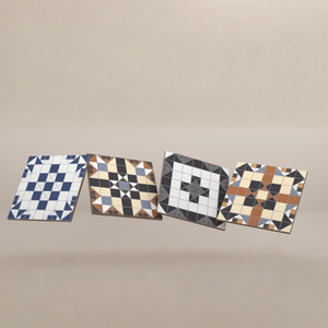 Collection de mosaïques en carreaux de porcelaine 300x300 mm pour revêtements de sol résidentiels et commerciaux, haute durabilité, résistant aux bris. - Product Image 6