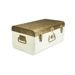 Caja de Metal Plateada de Moda para Almacenamiento en el Hogar, Portátil y Ligera, para Ropa y Joyería - Product Image 6