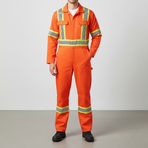 Overol de Seguridad Reflectante para Trabajo, Diseñado para Trabajadores de Obras de Construcción y Fábricas - Product Image 2