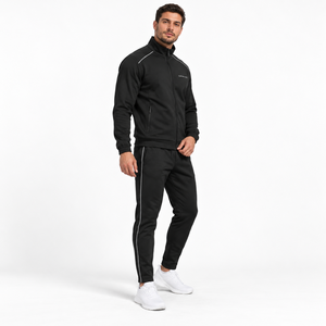 Traje de Entrenamiento de Fútbol para Hombre, Transpirable, de Secado Rápido, con Capucha, de Algodón Ecológico, OEM, Venta al Por Mayor, Etiqueta Privada Personalizada - Product Image 2
