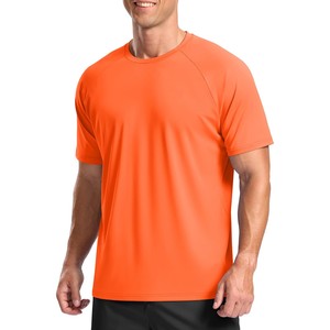 Nouveau T-shirt de sport pour homme 2026 à manches courtes, col rond, couleur unie, tricoté, coupe ajustée, séchage rapide, style sportif, bleu, pour la gym - Product Image 4