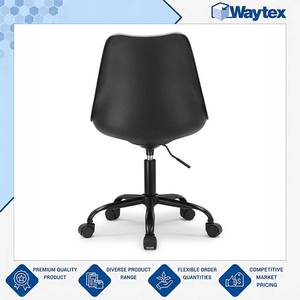 Chaise de bureau moderne LAKAR V2 noire de qualité standard en mousse haute densité, réglable en hauteur, pour la maison et le bureau - Product Image 2