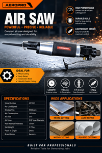 เลื่อยลมแบบใช้สายลม รุ่น Aeropro AP7601 สำหรับมืออาชีพ - Product Image 3