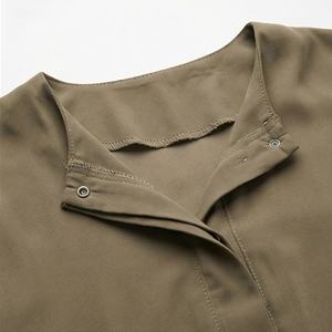 Nueva Abaya de Verano para Mujer con Manga Larga y Diseño de Patchwork, Vestido Largo Musulmán, Color Personalizado, Ropa Modesta 2025 - Product Image 4