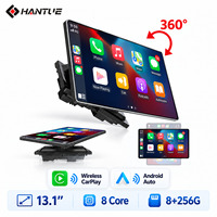 Autoradio 13 pouces à écran tactile Android Lecteur multimédia de voiture Écran rotatif Carplay 2k Qled TS18 Autoradios Lecteur