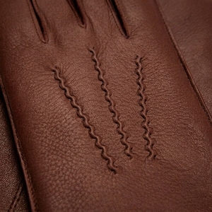 Handmade High Quality <b>Winter</b> Warm <b>Mens</b> Leather Touchscreen <b>Gloves</b> Thermal Breathable Wrist-Length - Product Image 5