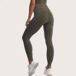 Leggings Deportivos de Cintura Alta para Mujer, sin Costuras, con Efecto Push-Up, Elásticos, para Yoga, Fitness y Ejercicio - Product Image 4