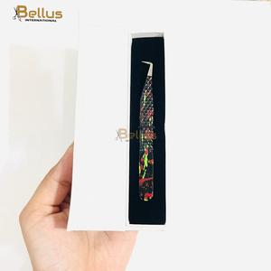 Pinzas para Pestañas de Doble Punta a 90 Grados, Acero Inoxidable, Punta Suave, Agarre Perfecto, Herramienta con Logotipo Personalizado - Product Image 2