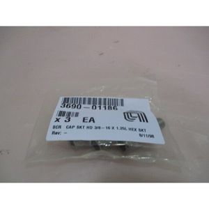 3 AMAT 3690-01186, SCR CAP SKT HD 3/8-16x1.25L Hex - Equipo y Piezas de Semiconductores de Confianza de Marca Global - Product Image 2