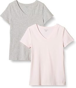 เสื้อยืดคอวีทรงปกติสำหรับผู้หญิง พิมพ์ลายฮิปฮอปตามสั่ง ผ้าคอตตอน/ใยไผ่ผสม คุณภาพสูง แห้งเร็ว นุ่มพิเศษ - Product Image 1