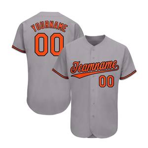 Camiseta de Béisbol al por Mayor de la Mejor Calidad, con Estampado por Transferencia de Calor, Nombre del Equipo Personalizado, en Blanco, con Botones, Unisex, para Adultos, Transpirable - Product Image 4