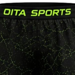 Black <b>Marble</b> Print Athletic Training Shorts with Elastic Waistband Breathable Lightweight Sports Gym Fitness Performance Wear - Product Image 4