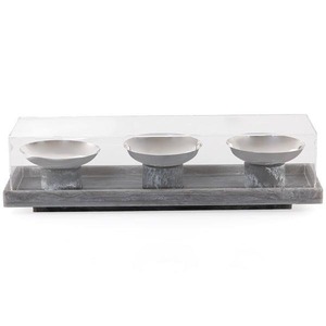 Bol à bonbons créatif en aluminium nickelé poli, écologique, pour mariage, fête, décoration de la maison - Product Image 2