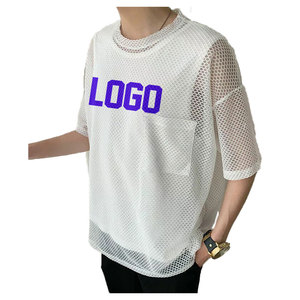 Maillot d'entraînement personnalisé en mesh respirant, chemise de sport athlétique avec logo d'équipe, nom et numéro personnalisés - Product Image 6