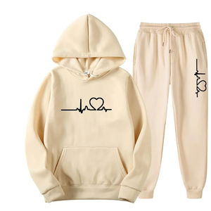 Trajes deportivos de algodón para mujer al por mayor a precio de fábrica, pedido al por mayor. Trajes deportivos de algodón cómodos para mujer, tela suave para uso diario. - Product Image 5