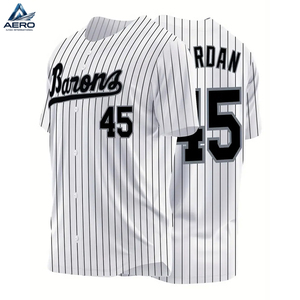 Camiseta de Béisbol, Producto Transpirable en Diferentes Colores, Bordado en Contraste, Uniforme Deportivo para Entrenamiento - Product Image 1