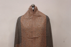 Pañuelo Musulmán de Algodón con Diseño Floral Paisley, Ligero, Transpirable y Resistente al Viento para Mujer, Uso Diario en Otoño - Product Image 1