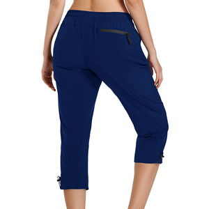 Pantalon Capri pour femmes, décontracté, séchage rapide, léger, extensible, multi-poches, vêtements d'extérieur, respirant, séchage rapide, pantalon Capri pour femmes - Product Image 2